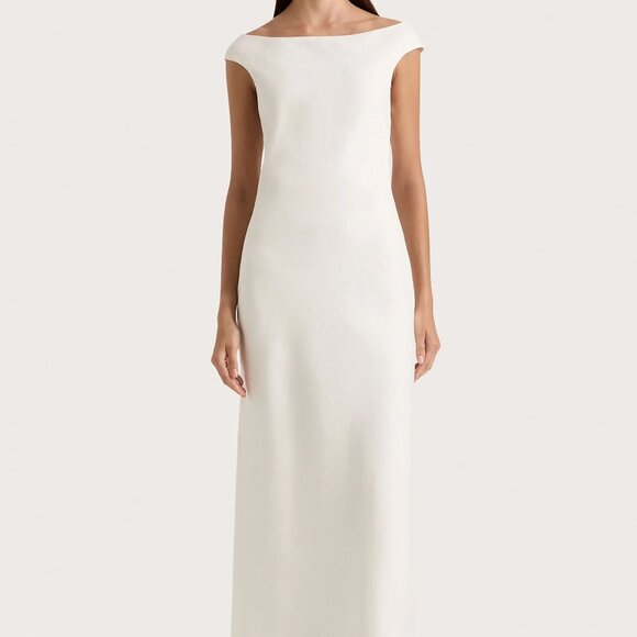 FAITHFULL Ilride Maxi Dress White NWT - Picture 1 of 6
